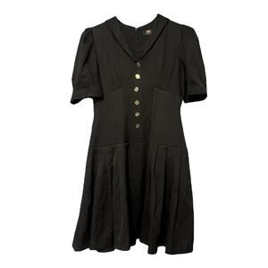 Dolce Viva Collection Collared Dress Black Size 36
